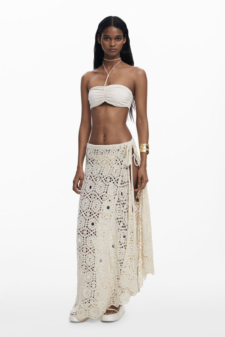 Gonna pareo crochet mandala | Desigual