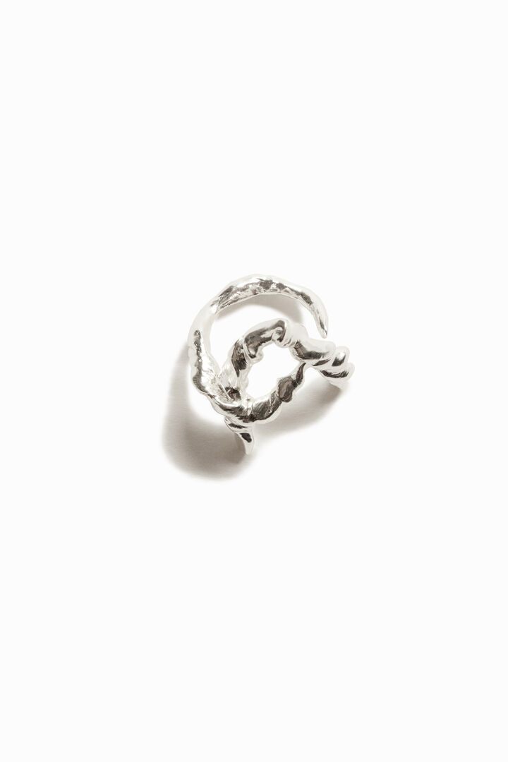 Zalio gold plated letter A ring | Desigual