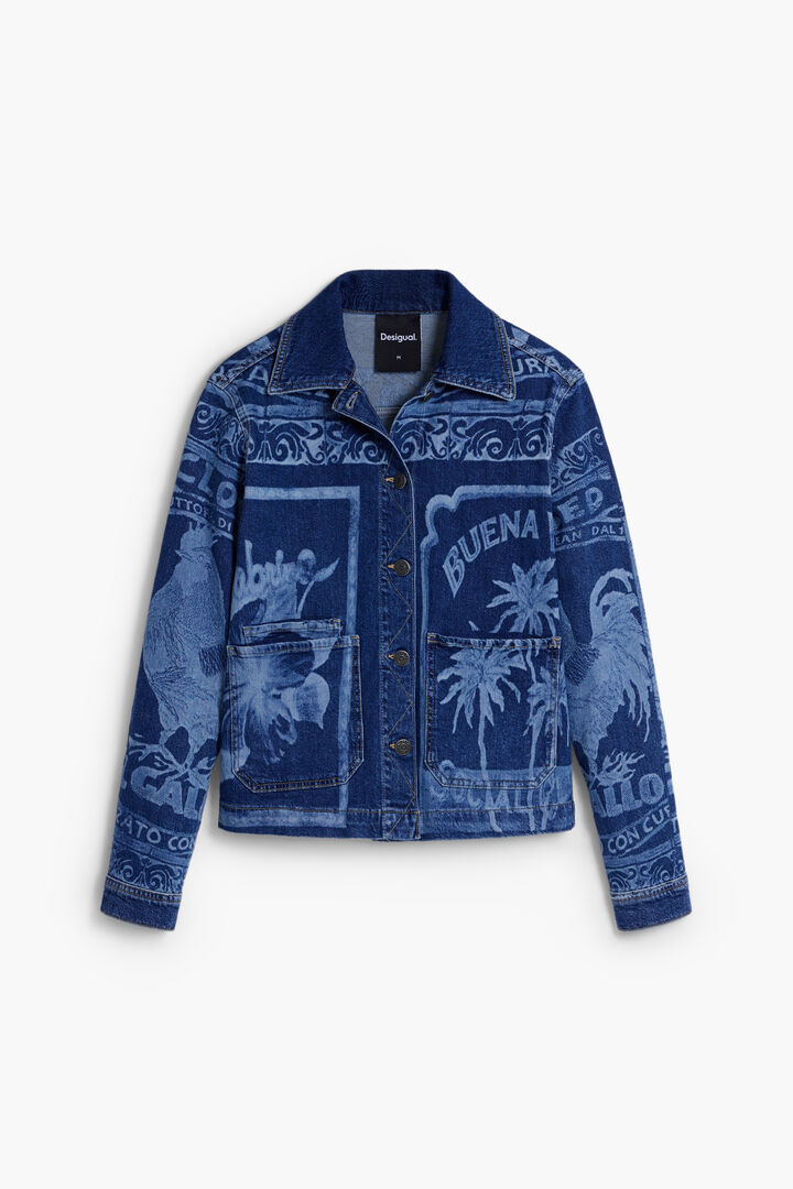 Veste en jean palmiers | Desigual