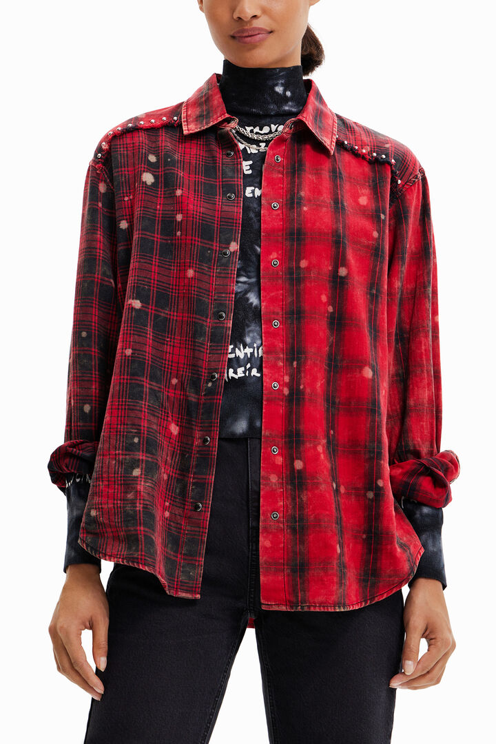 Camisa tartán punk | Desigual