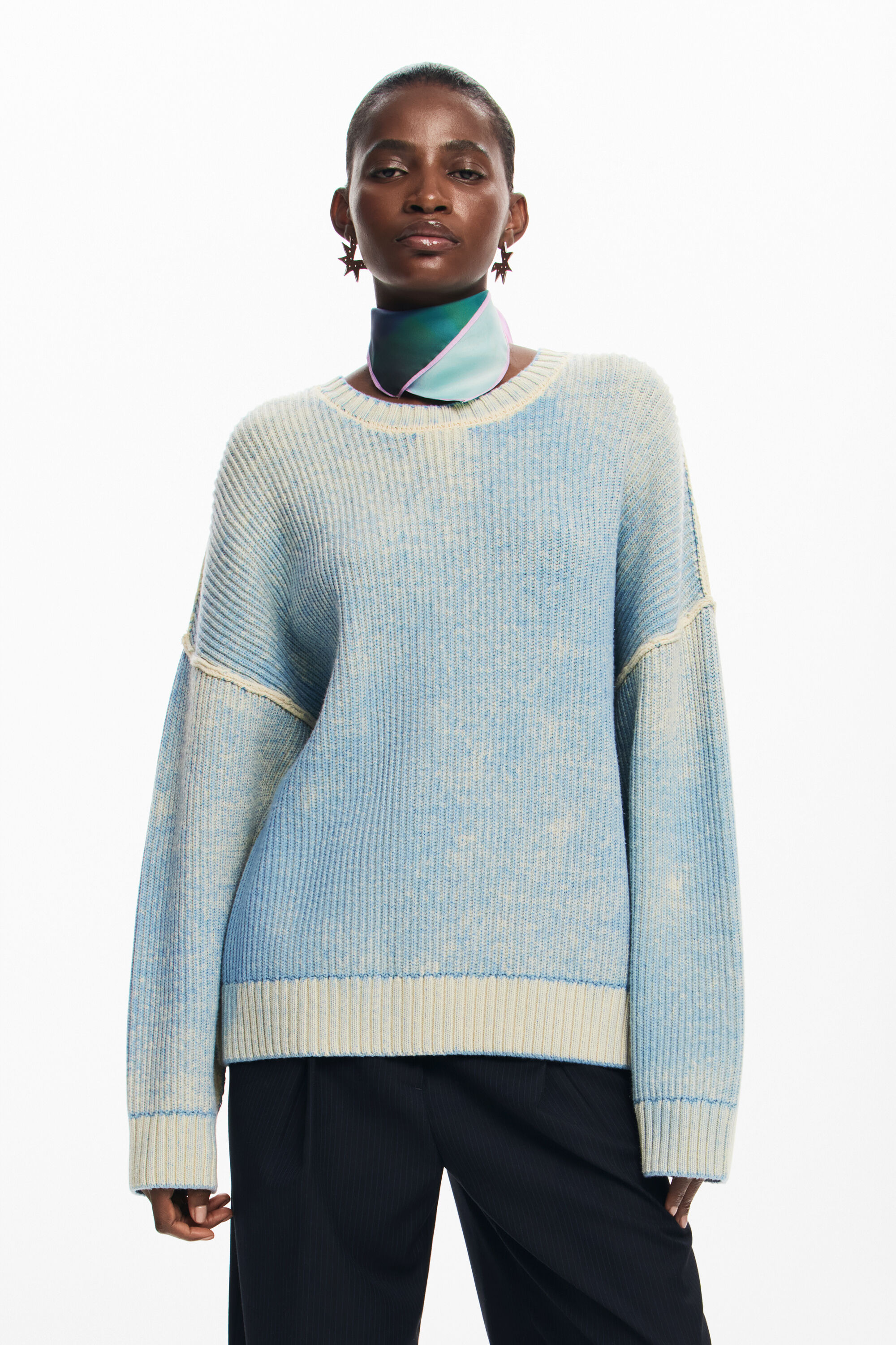 Maglione oversize tie dye da donna I Desigual