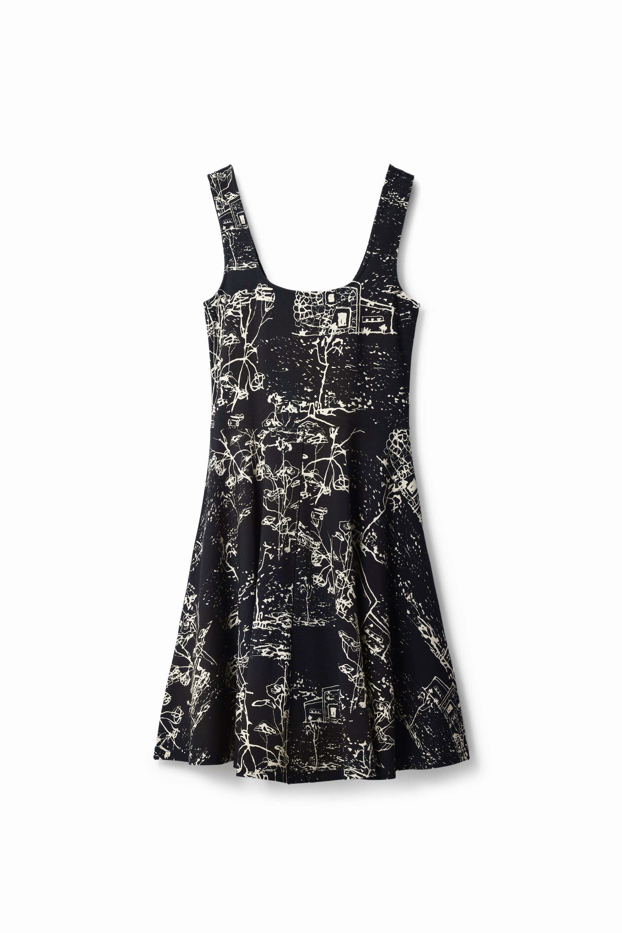 Vestido tirantes skater