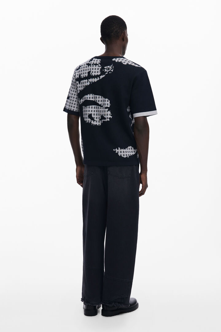 Printed Jacquard T-shirt | Desigual