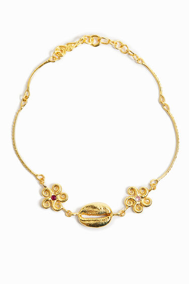 Choker concha baño oro Zalio | Desigual
