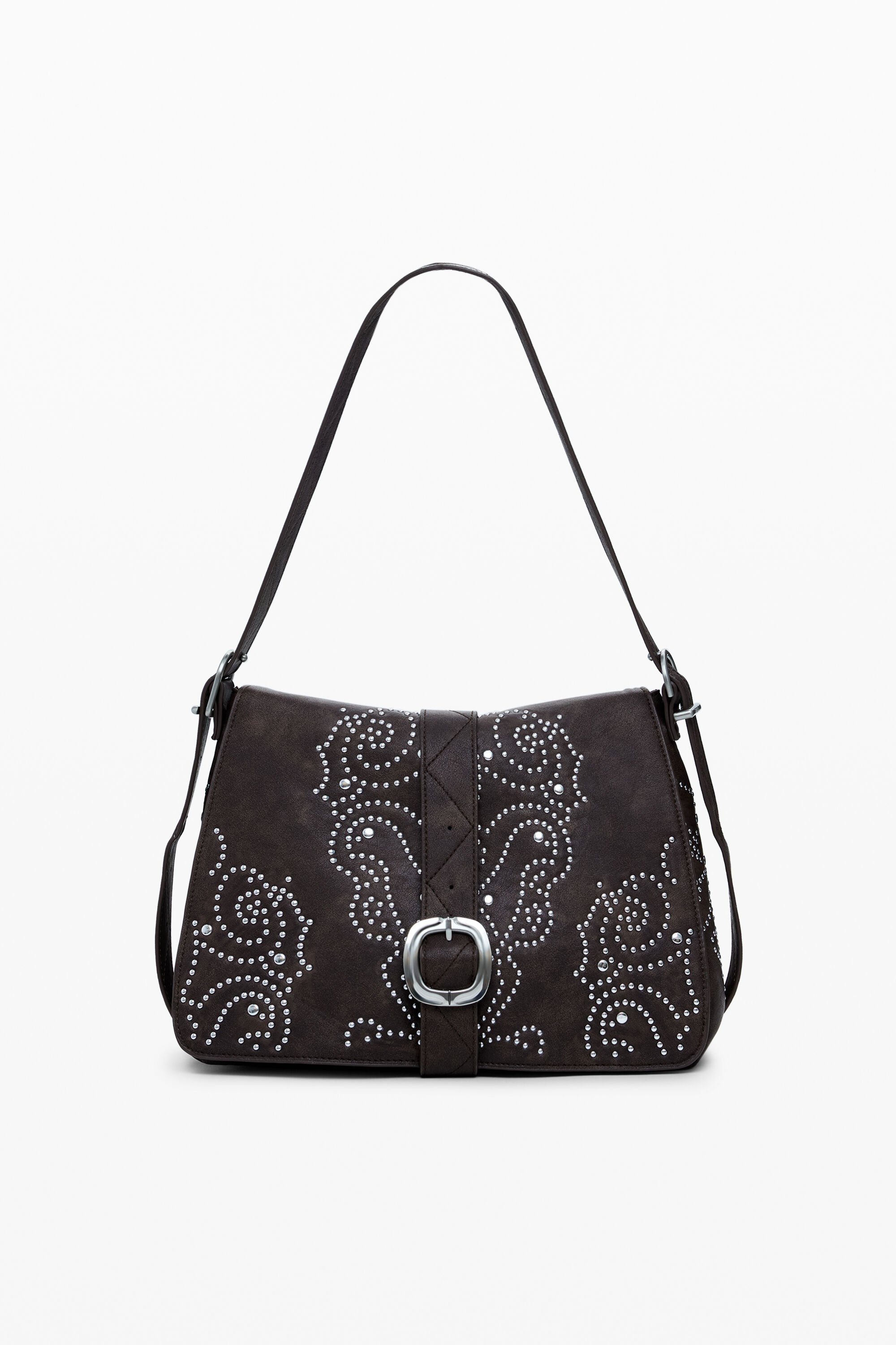 Sac effet cuir à boucle moyen - Desigual - Modalova