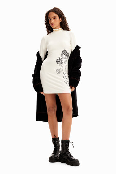 Vestido mini bordado M. Christian Lacroix | Desigual