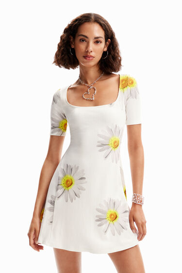 Vestit curt margarides M. Christian Lacroix | Desigual