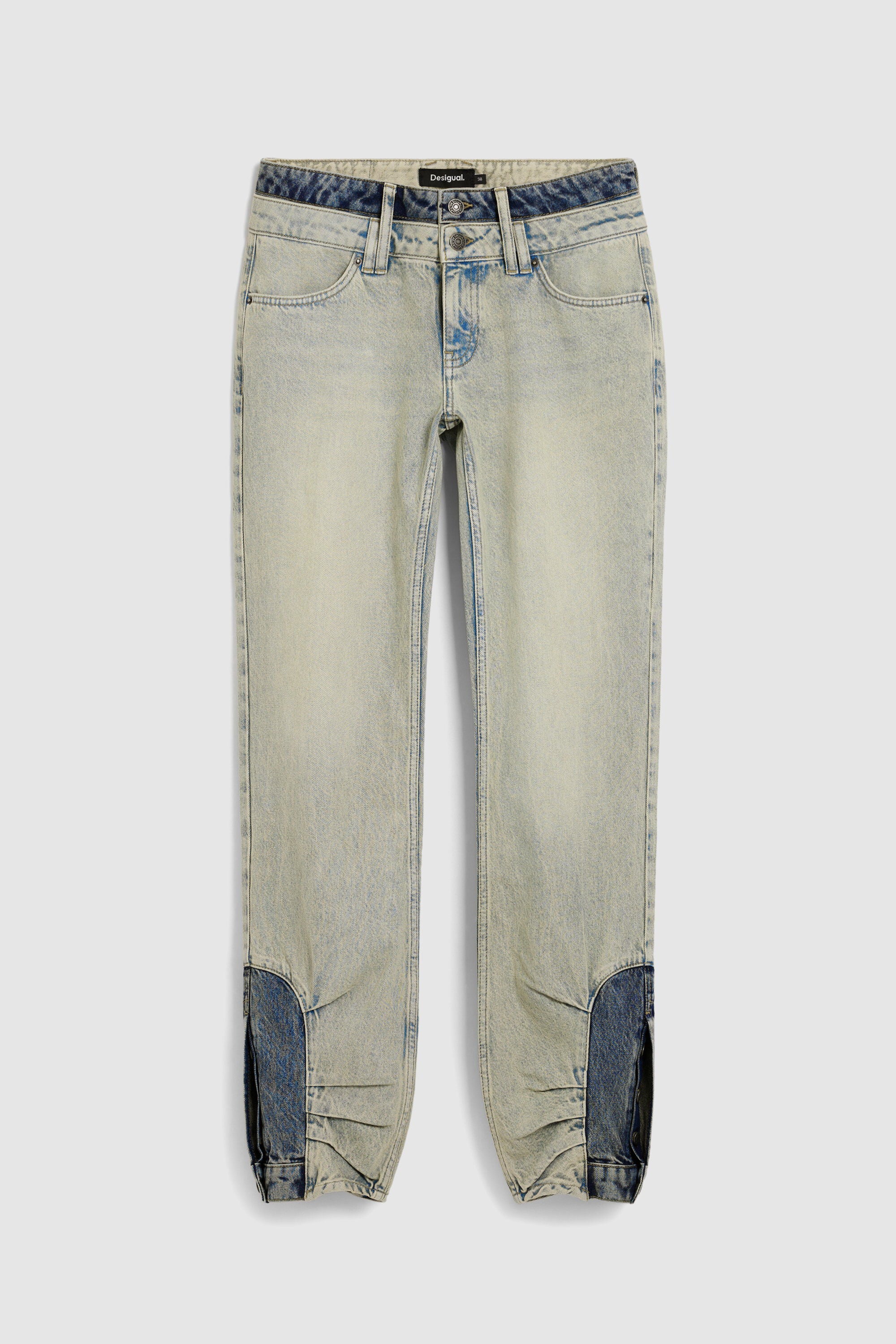 Pantaló vaquero combinado