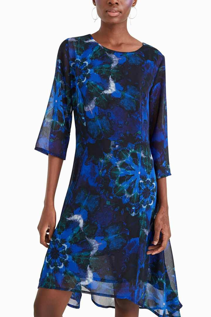 Vestido largo mandalas tie dye | Desigual