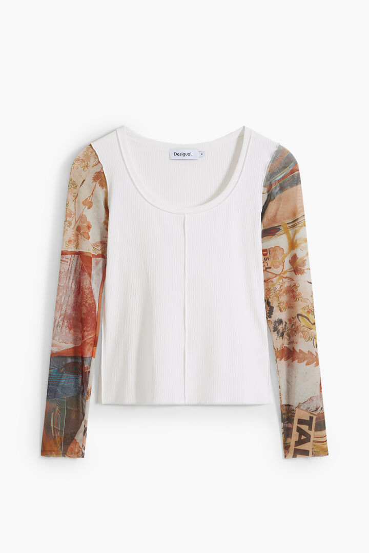 Camiseta mangas gasa | Desigual