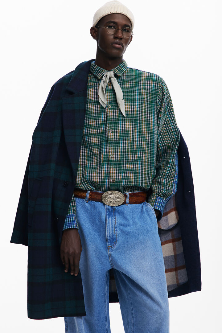Camisa cuadros franela | Desigual