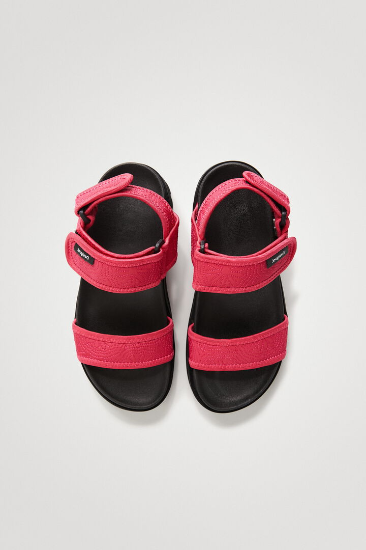 Fuchsia neoprene trekking sandals | Desigual