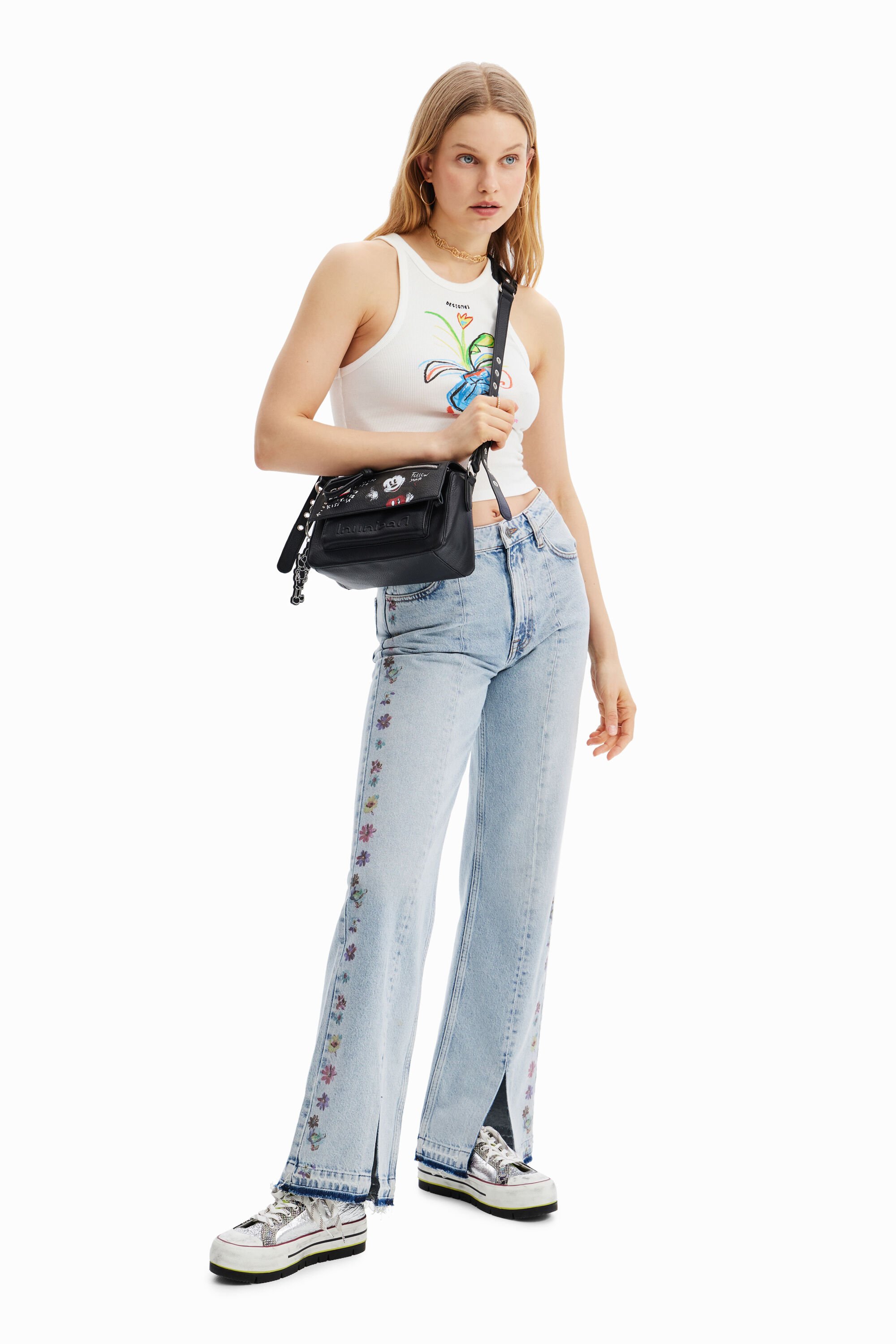 Desigual ミッキーマウス ミニクロスボディバッグ