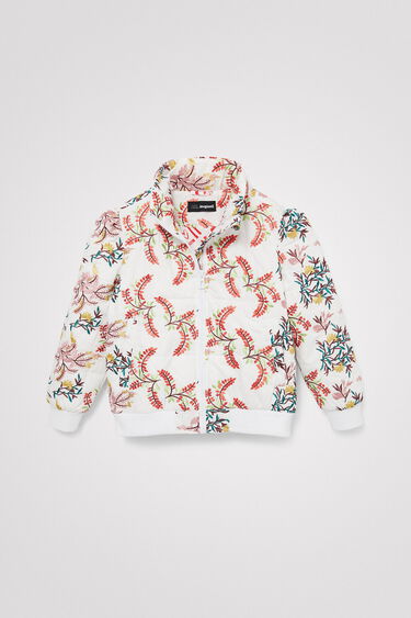 Quilted floral jacket | Desigual