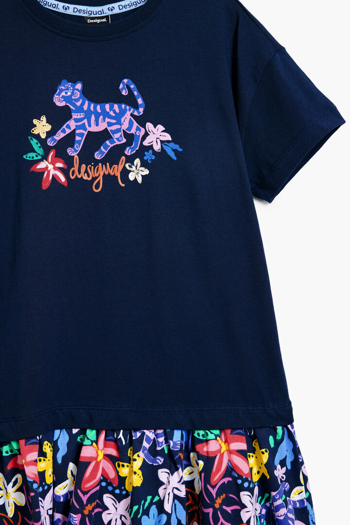 Printed short dress | Desigual