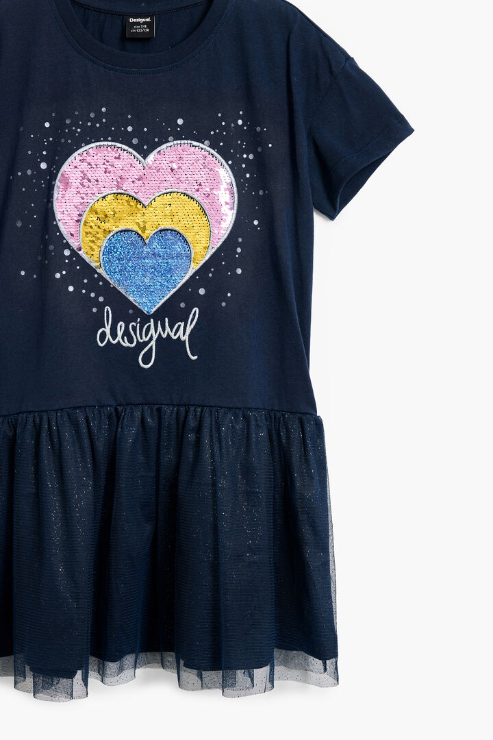 Short heart dress | Desigual