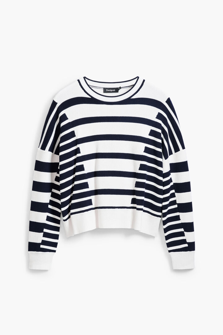 Maglione jacquard a righe | Desigual