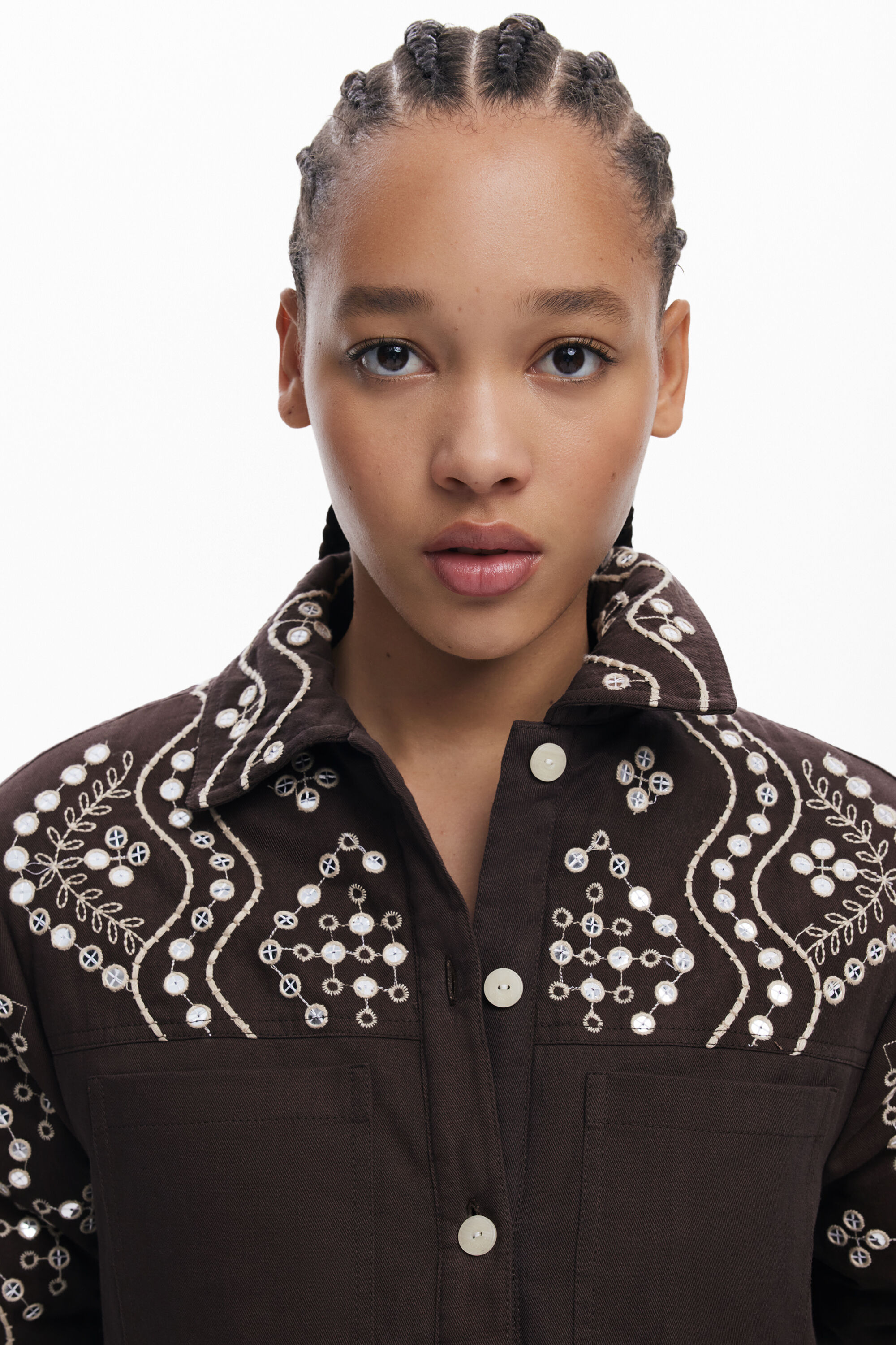 Desigual｜花柄刺繍のブレザー | Rakuten Fashion(楽天