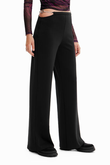 Pantaloni cut-out catena | Desigual