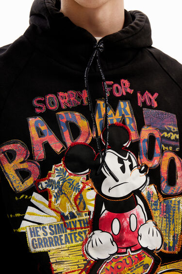 Patchwork Mickey Mouse hoodie | Desigual