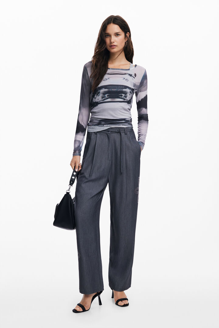Car print T-shirt | Desigual