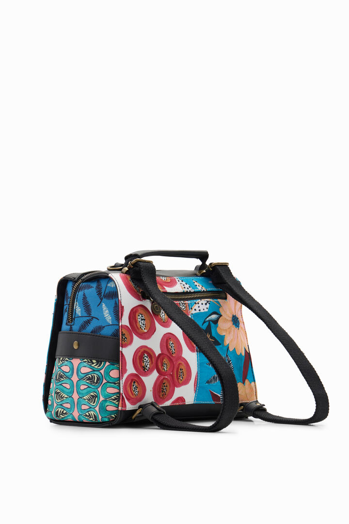 Canvas print backpack convertible | Desigual