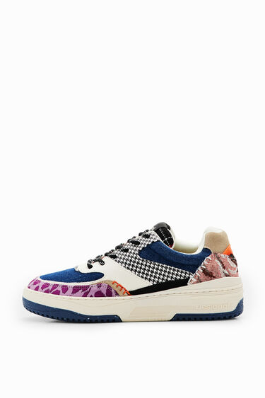 Retro chunky patchwork sneakers | Desigual