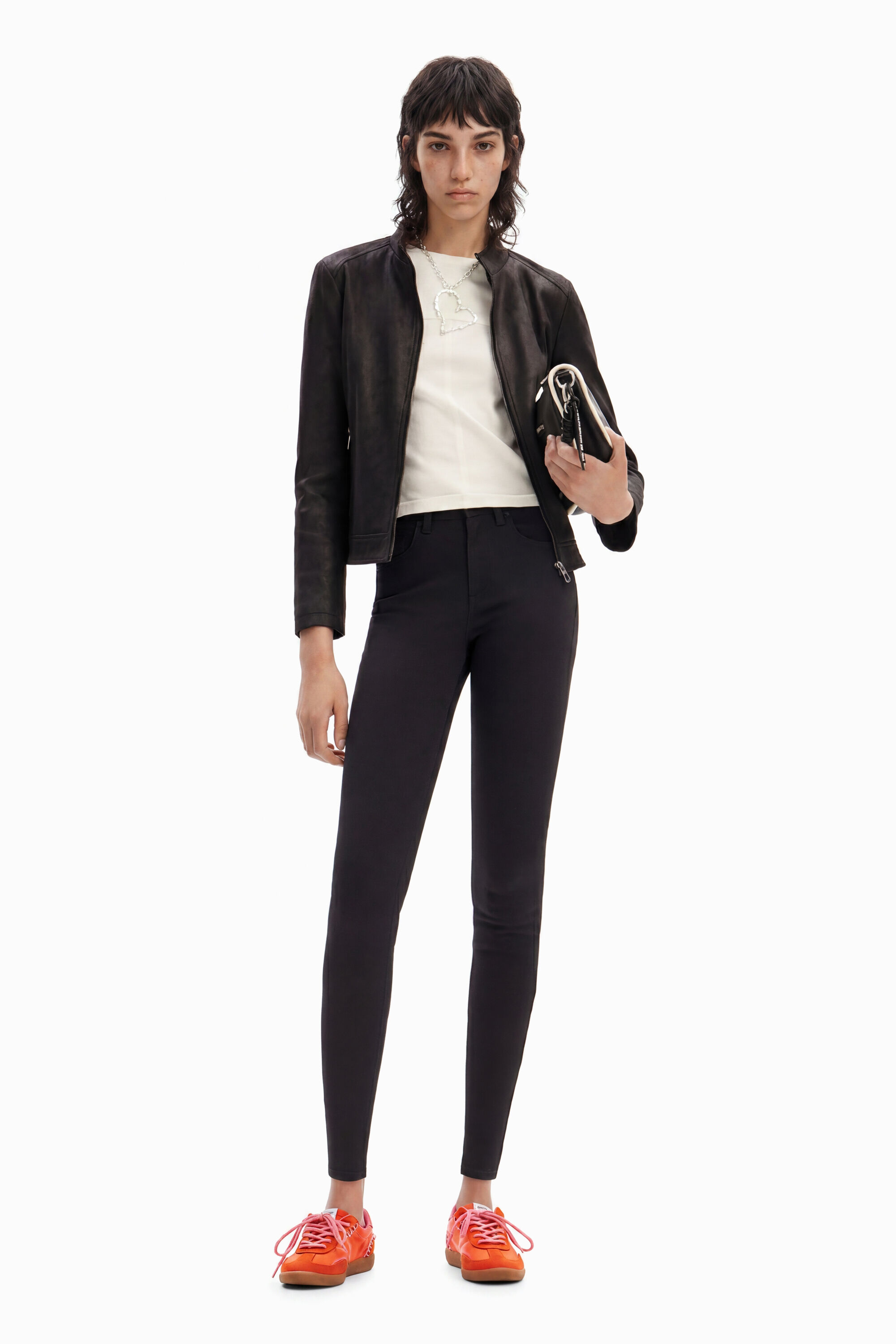 Slim push-up jeans - BLACK - 38