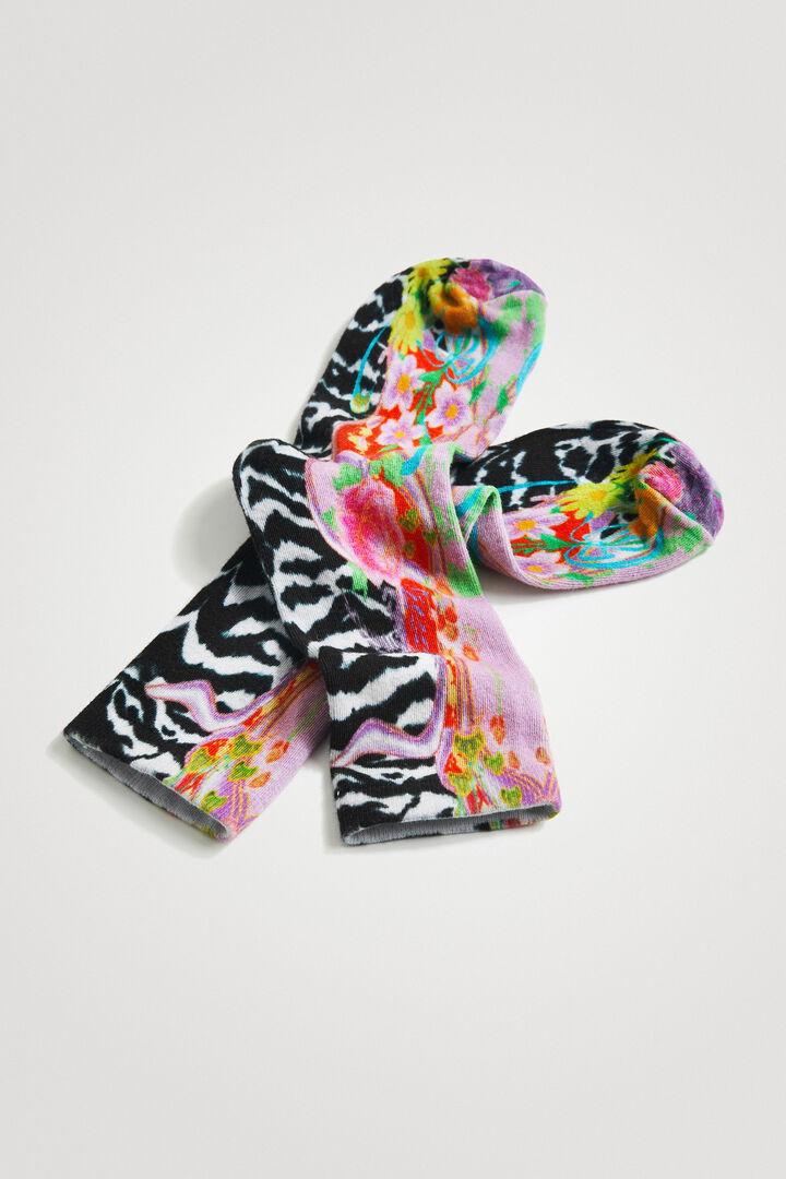 Cotton floral socks | Desigual