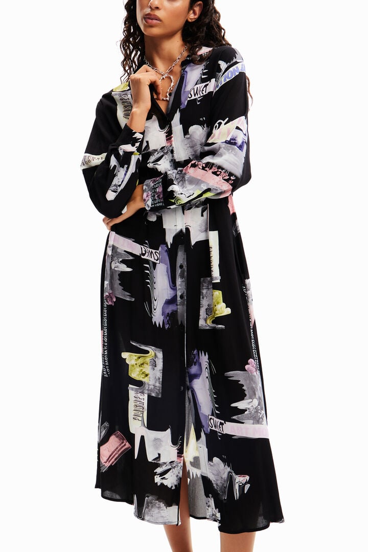 Midi shirt dress | Desigual
