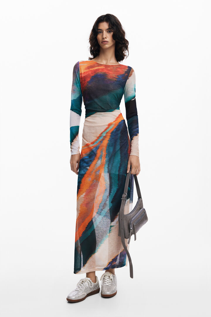 Printed dress women