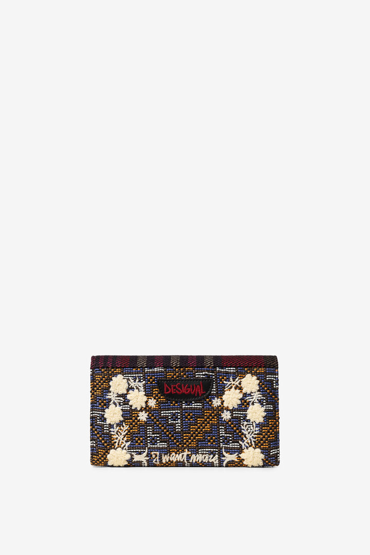 Porte-monnaie en tartan smile | Desigual