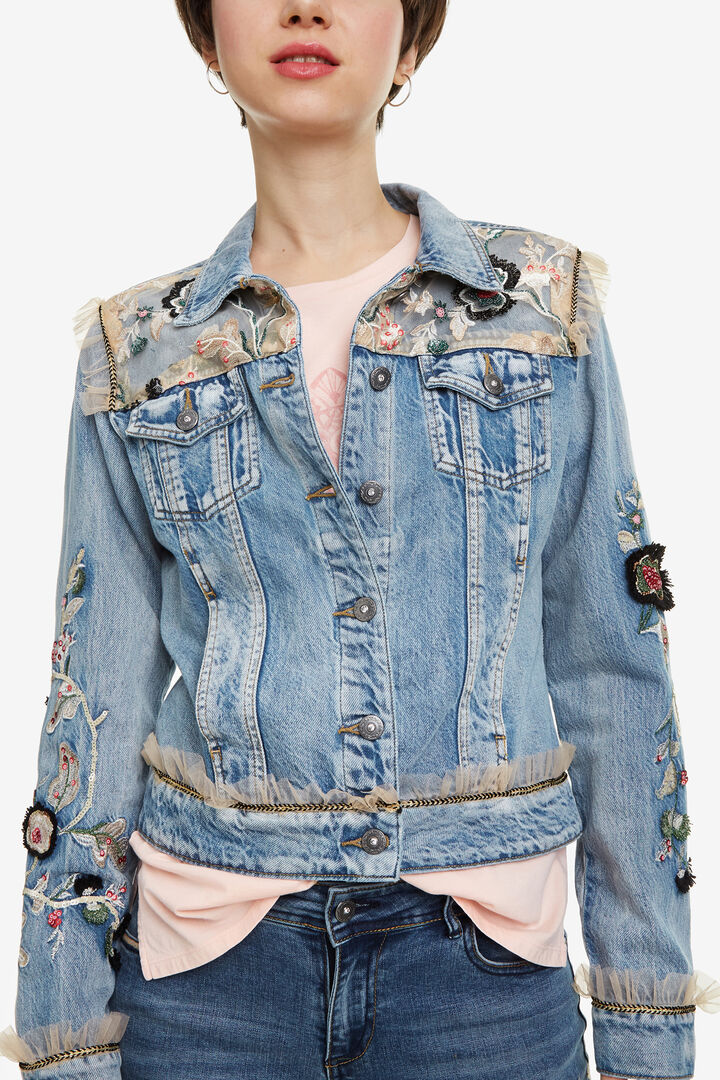 Jacket Flowers & Pearls | Desigual