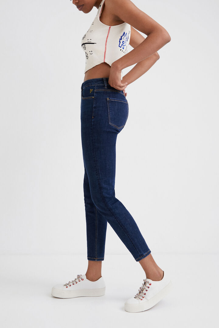 Skinny ankle grazer jeans | Desigual