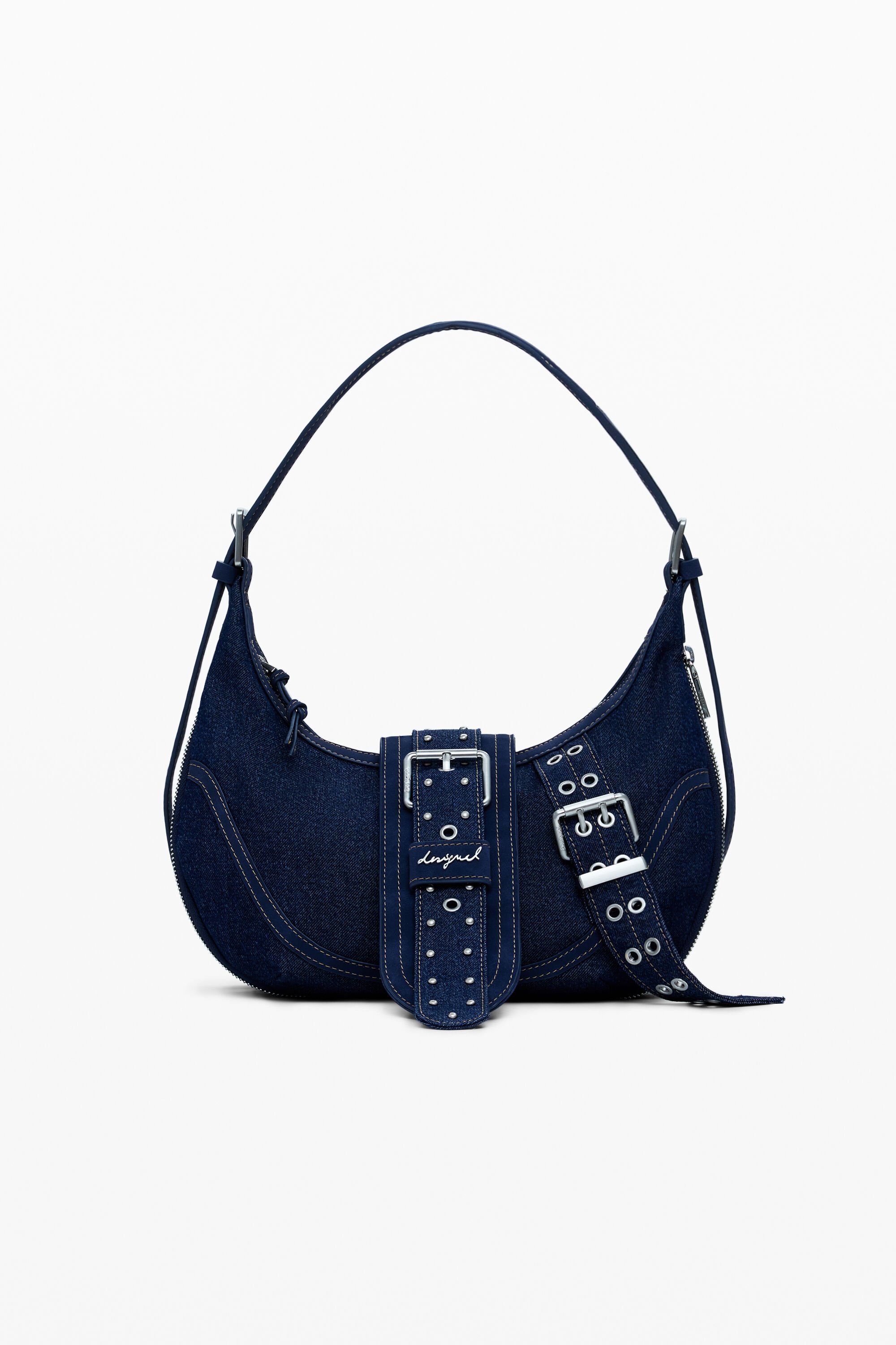 Sac en jean à boucles moyen - Desigual - Modalova