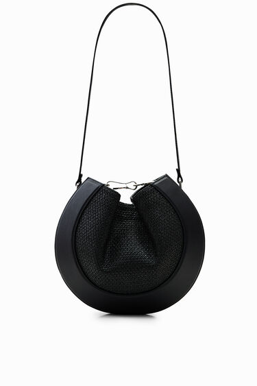 Maitrepierre round leather bag | Desigual