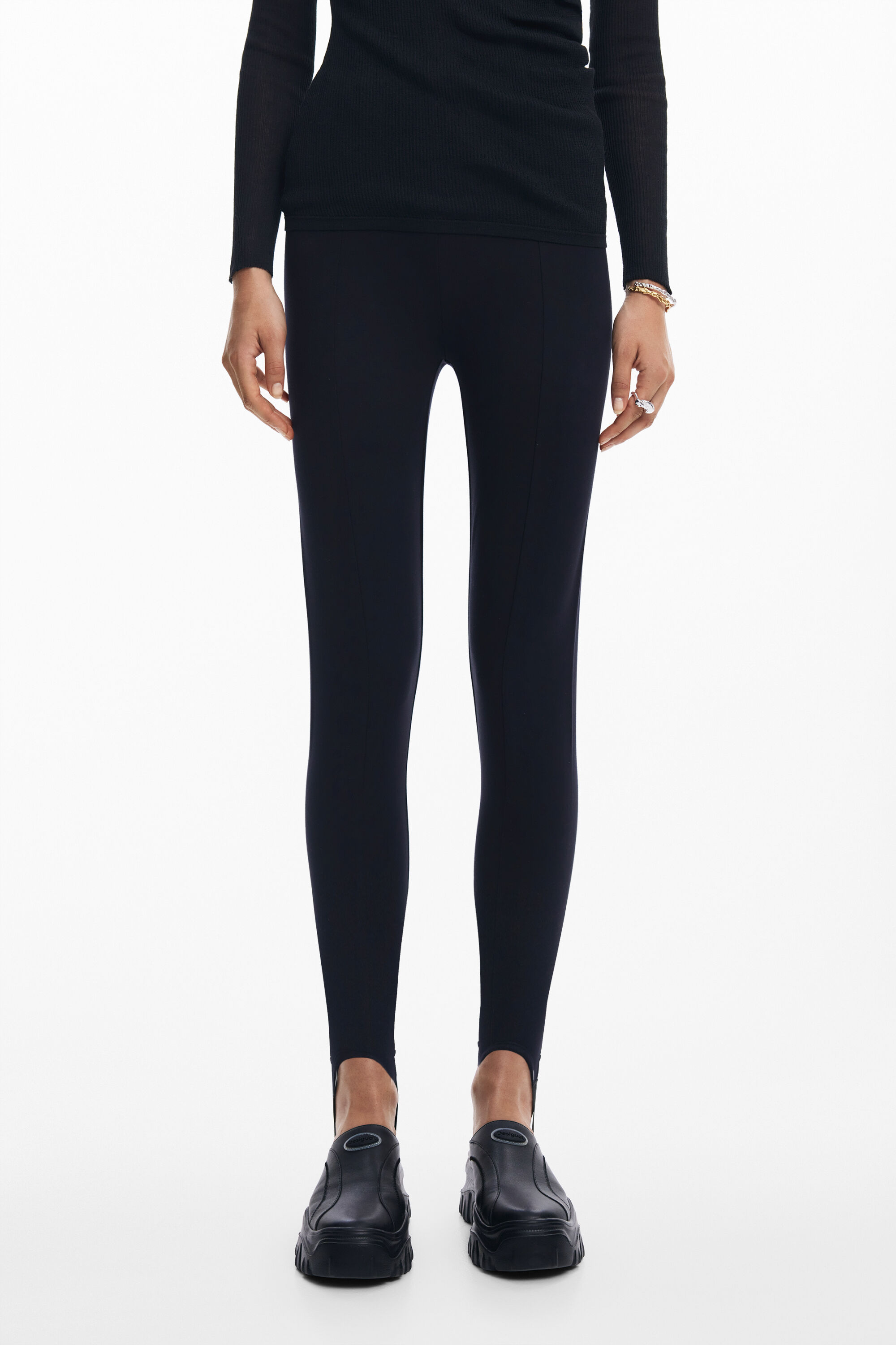 Desigual Fusseau leggings M.Christian Lacroix Women Black S