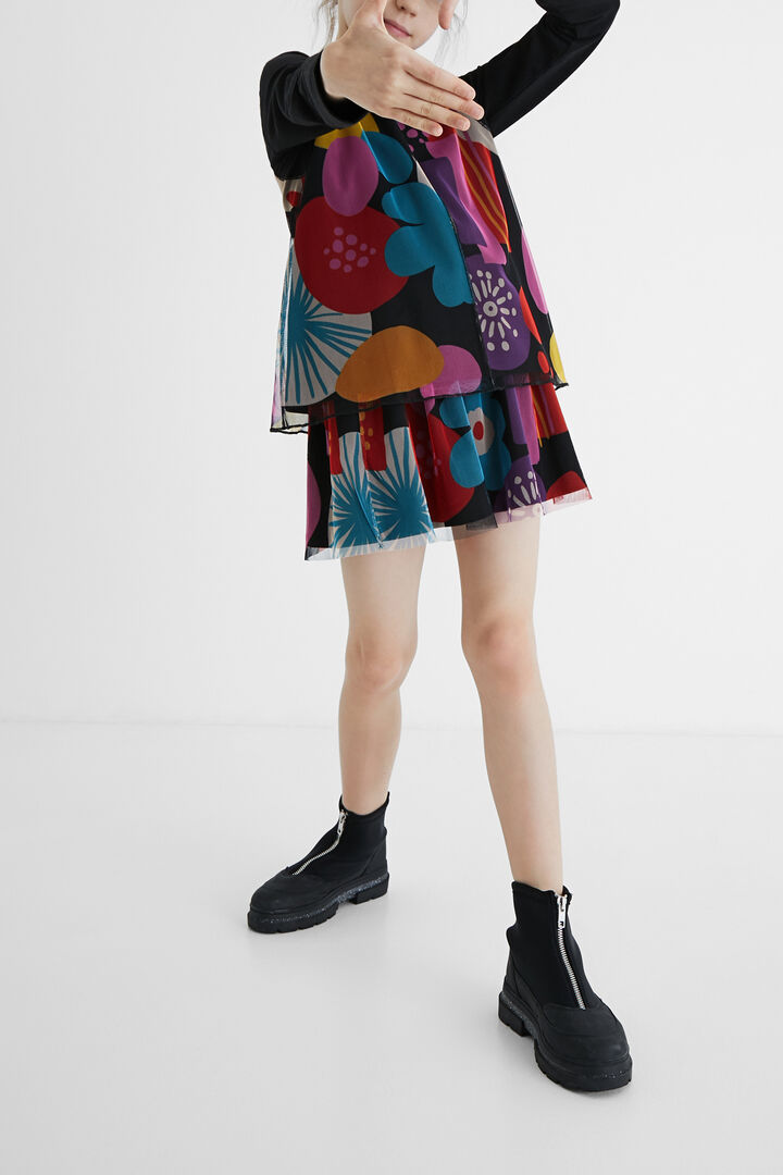 Camiseta tul estampada | Desigual