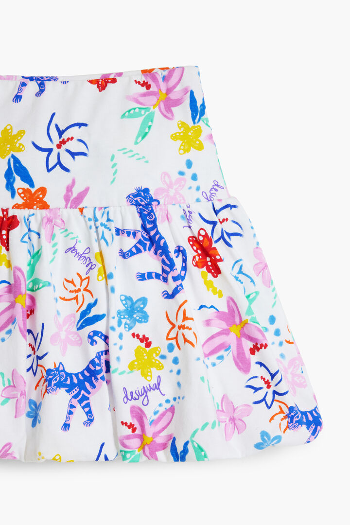 Printed bubble skirt | Desigual