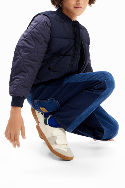 Hybrid straight jeans