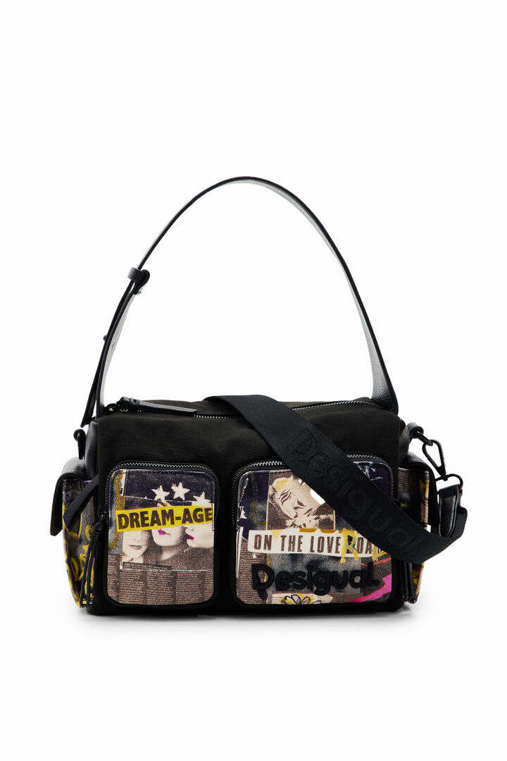 Large canvas newspaper bag | Desigual