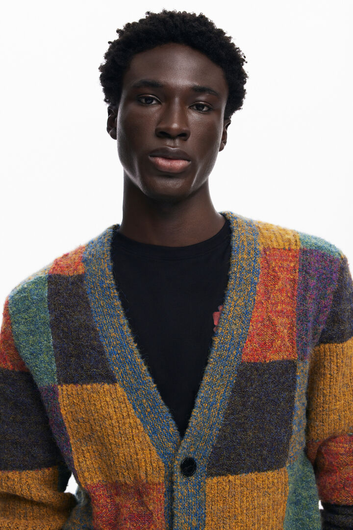 Checked cardigan | Desigual