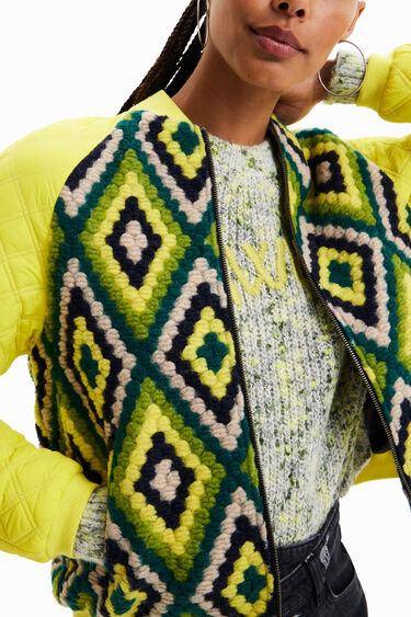 Gesteppte Jacke Wolle | Desigual