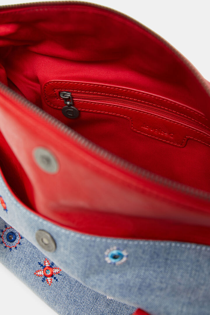 Bolso de mano algodón bordado | Desigual
