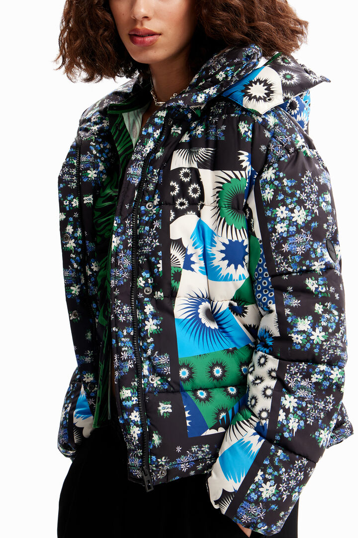 Padded patchwork jacket | Desigual