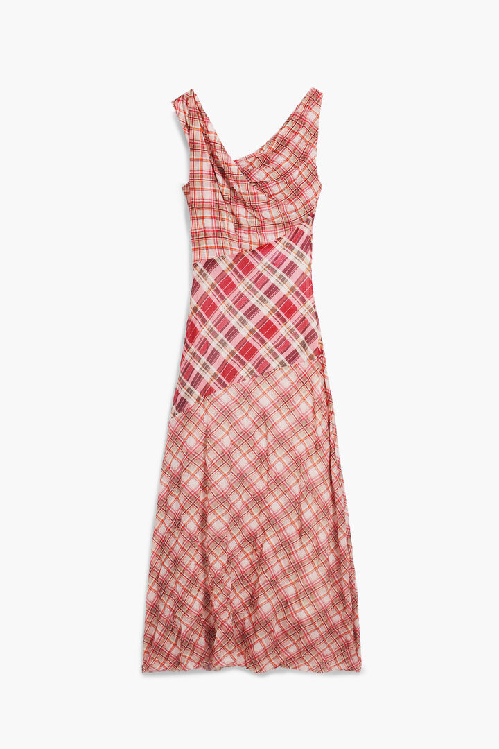 Checkered strap dress | Desigual