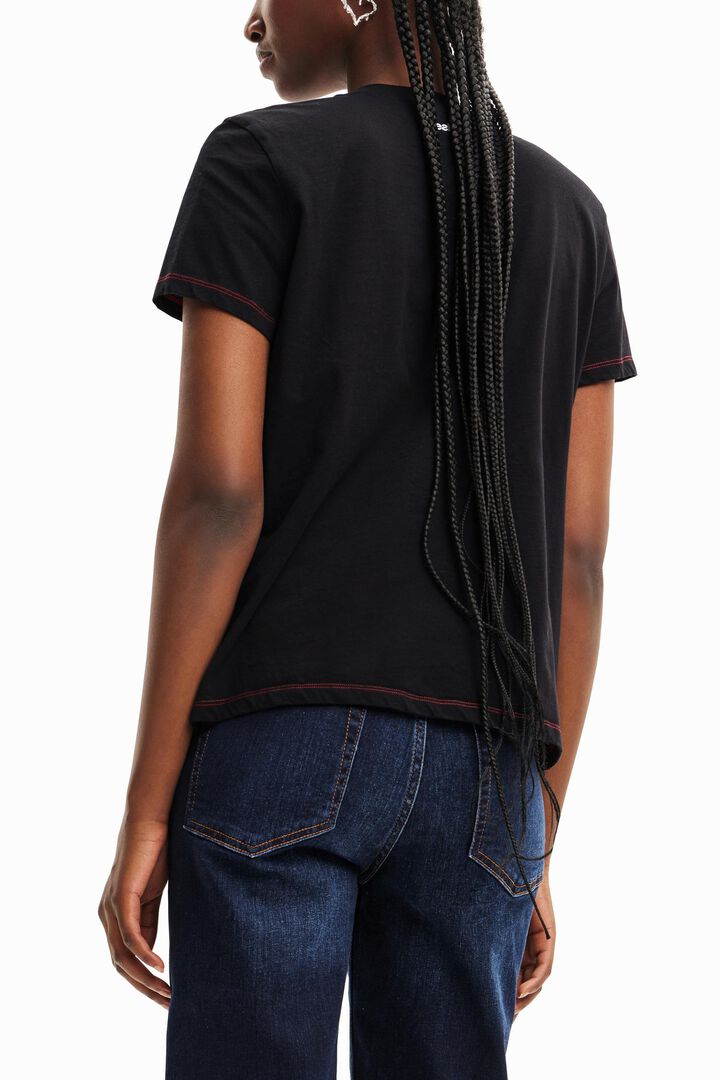 Animal print patch T-shirt | Desigual