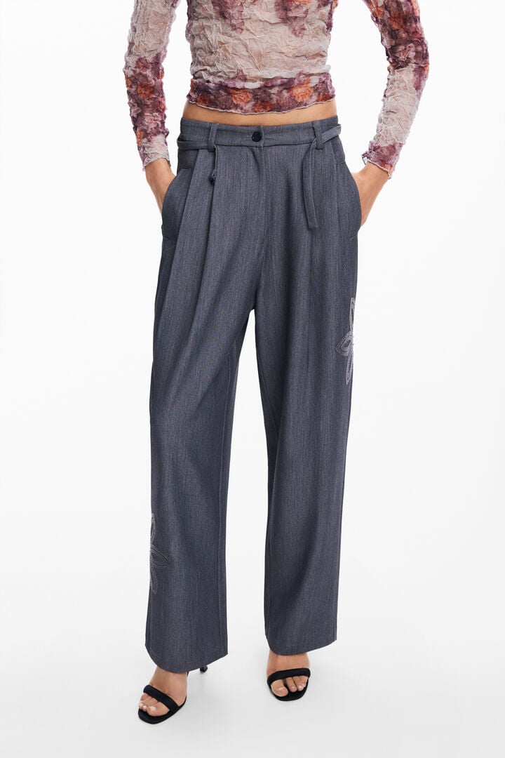 Pantalón largo recto | Desigual