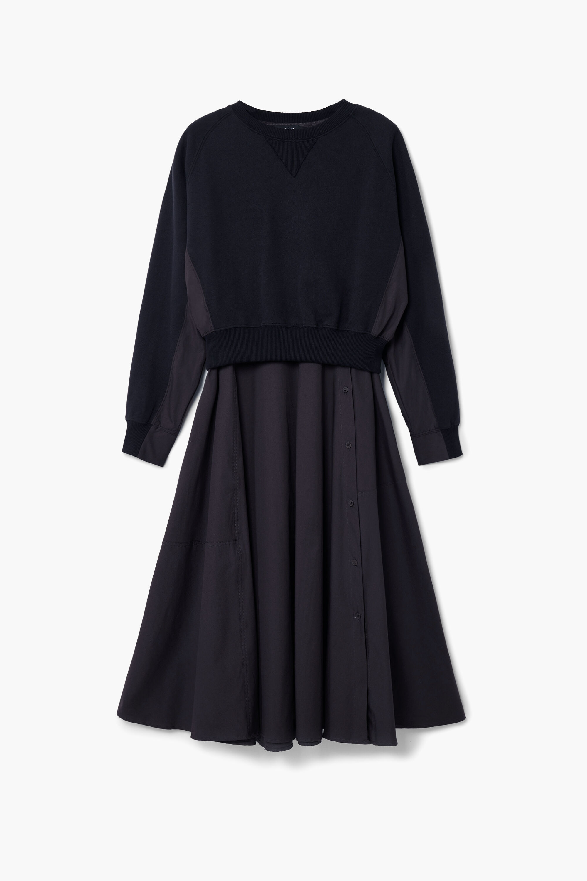 Desigual Combined plain dress