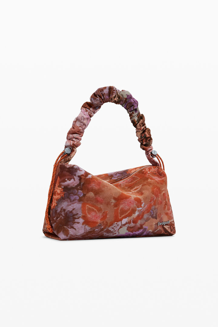 Medium floral texture handbag | Desigual